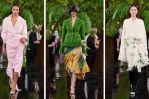 Le Dior le plus poétique de Jonathan Anderson dans son défilé Haute Couture : palmiers, sculptures et robes de contes de fées