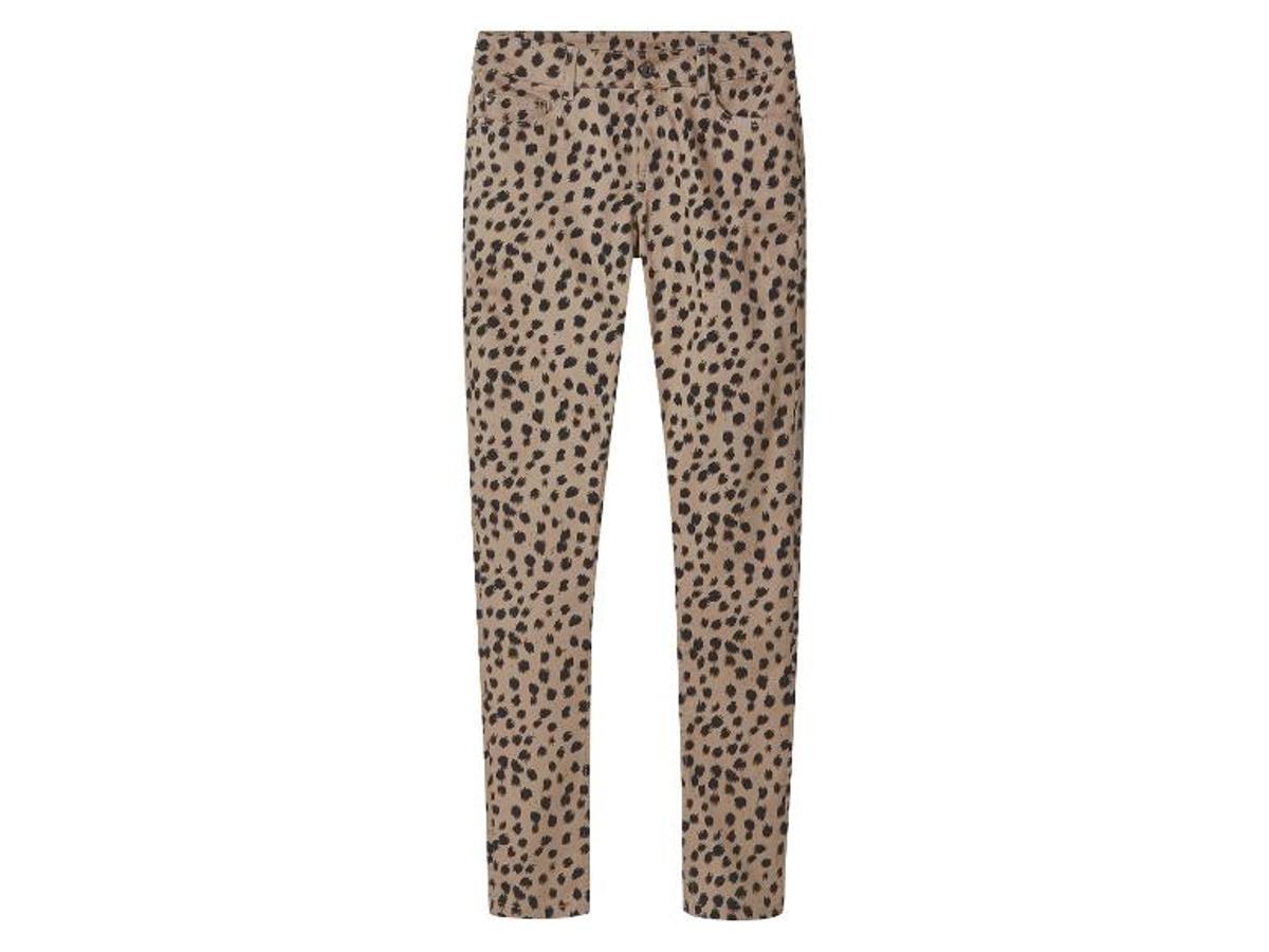 Pantalon à imprimé animalier