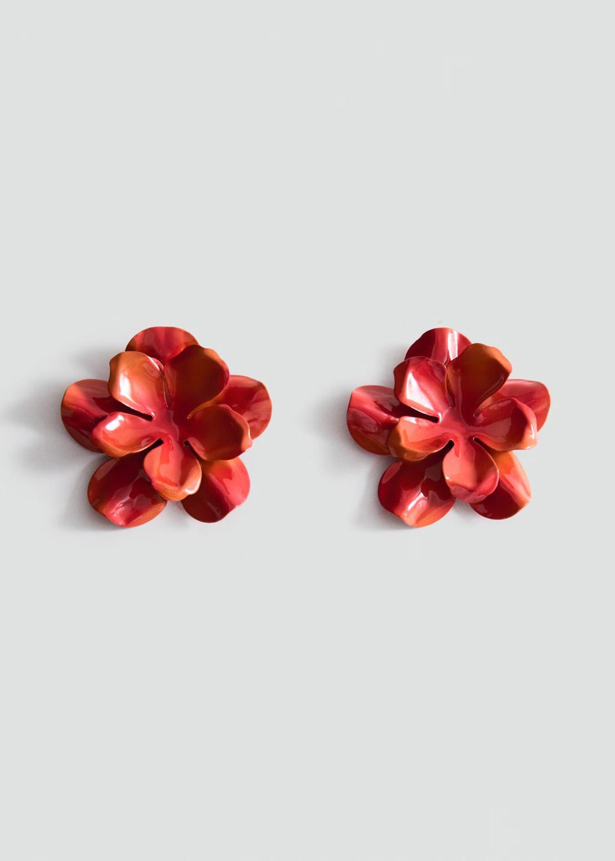 Boucles d'oreilles fleur de mangue