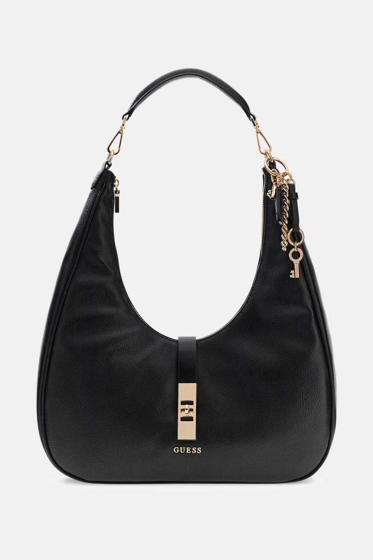 Sac en cuir noir