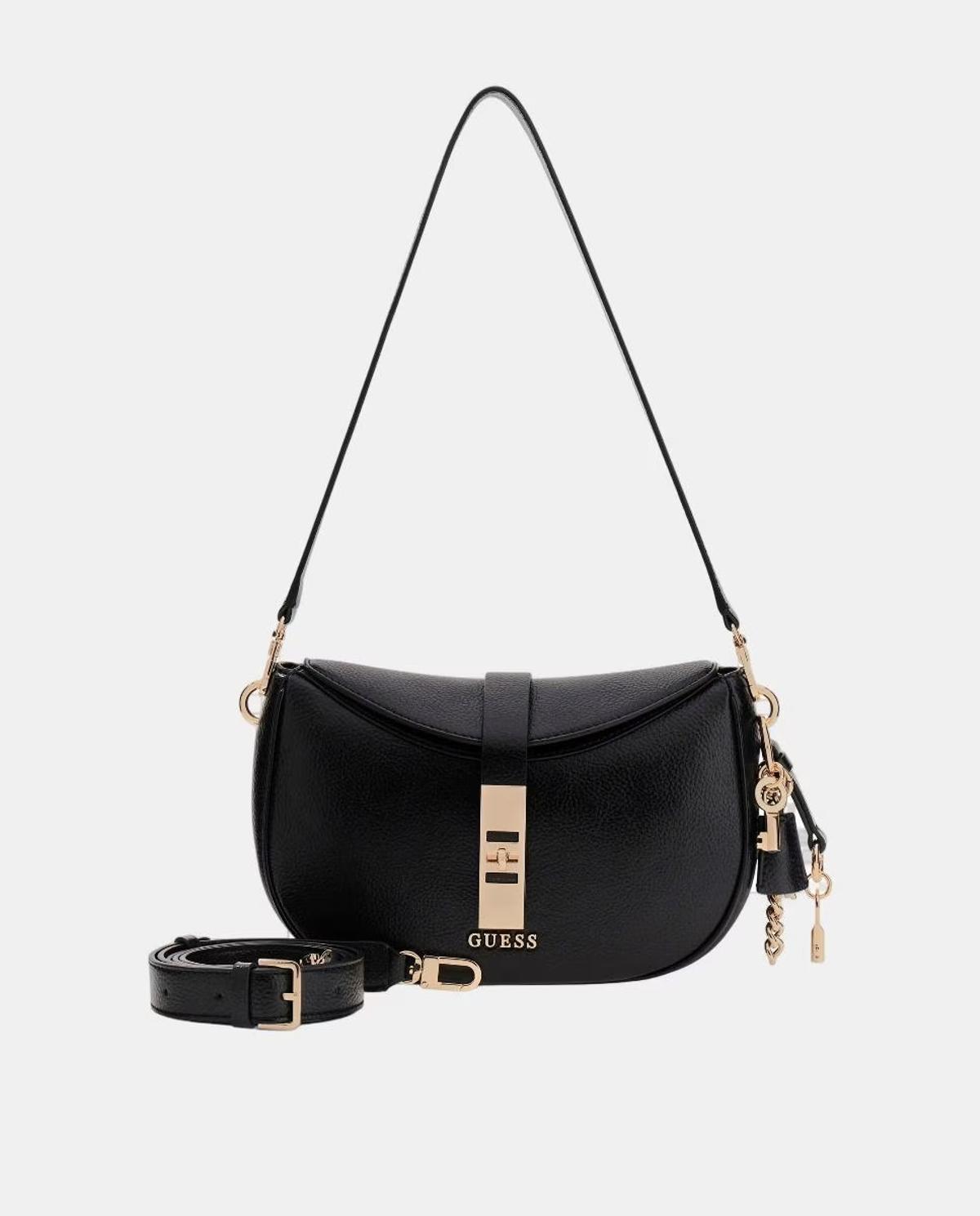 Sac en cuir noir