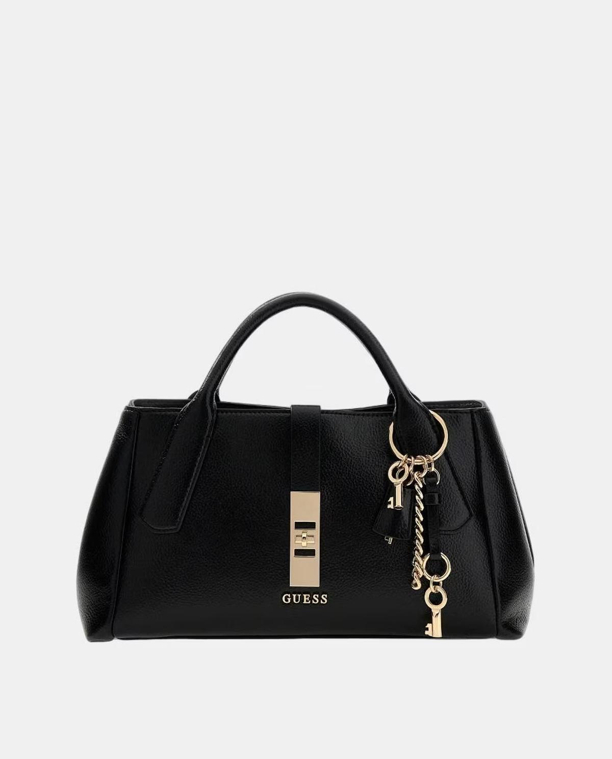Sac en cuir noir