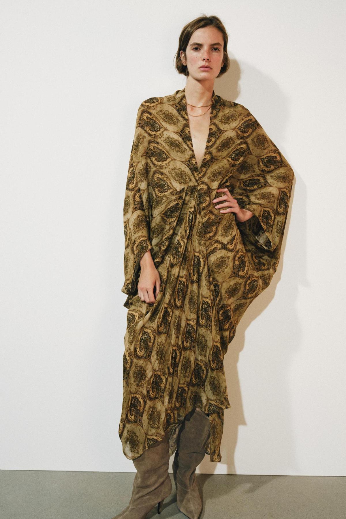 Robe midi caftan impriméeZ