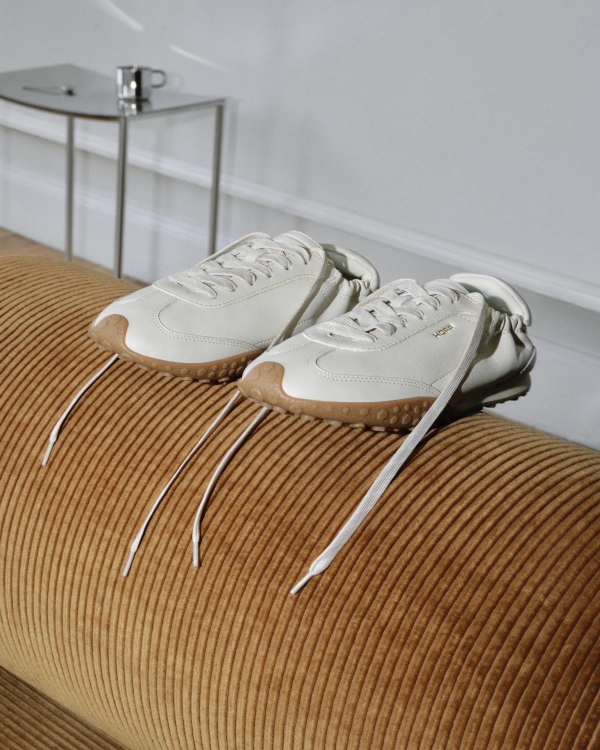 Chaussons en cuir souple