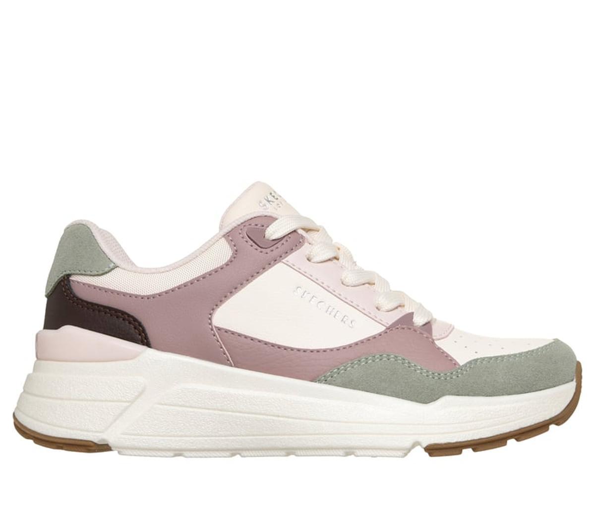 Skechers baskets compensées multicolores