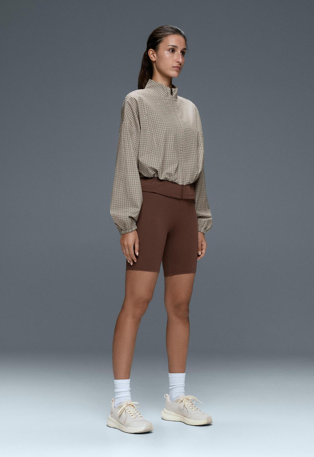 Bomber à carreaux