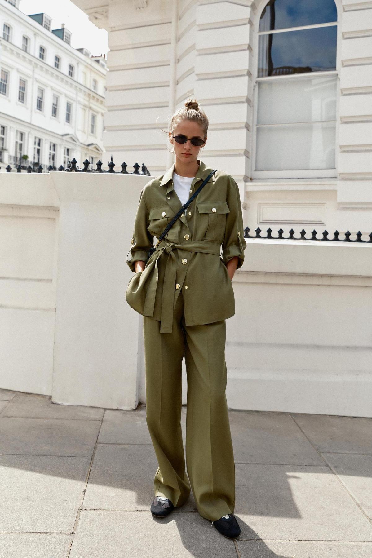 Ensemble saharienne et pantalon fluide