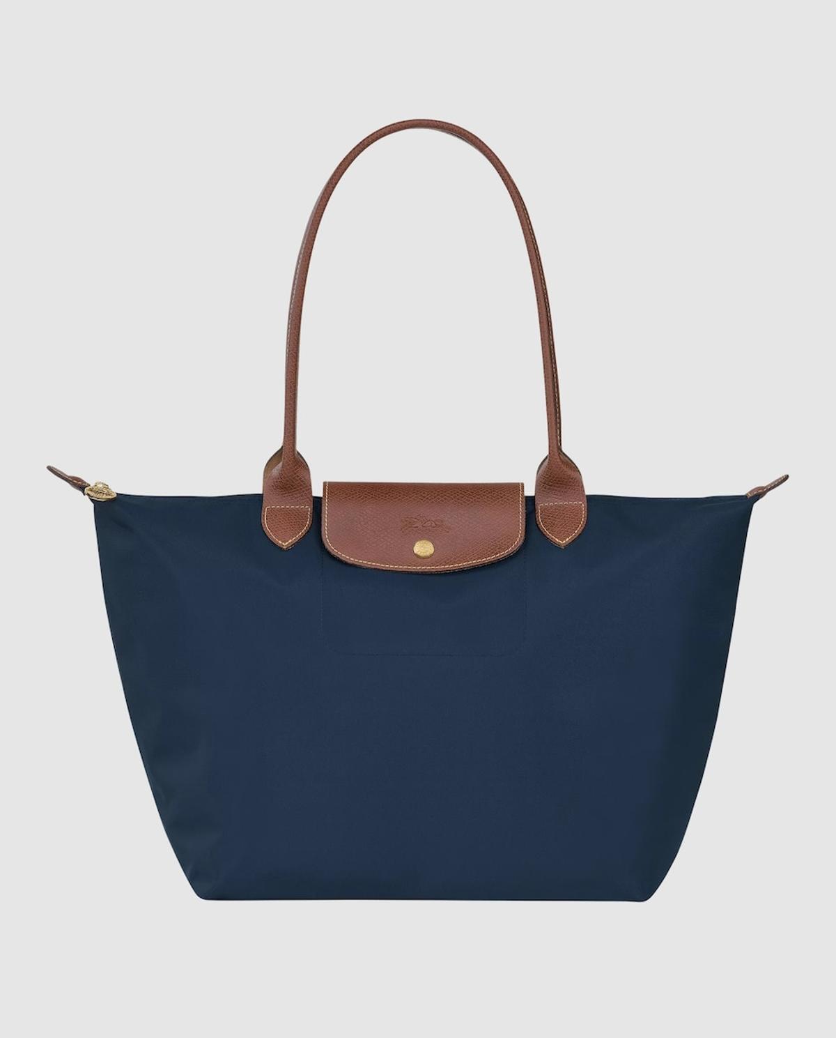 Sac cabas bandoulière bleu