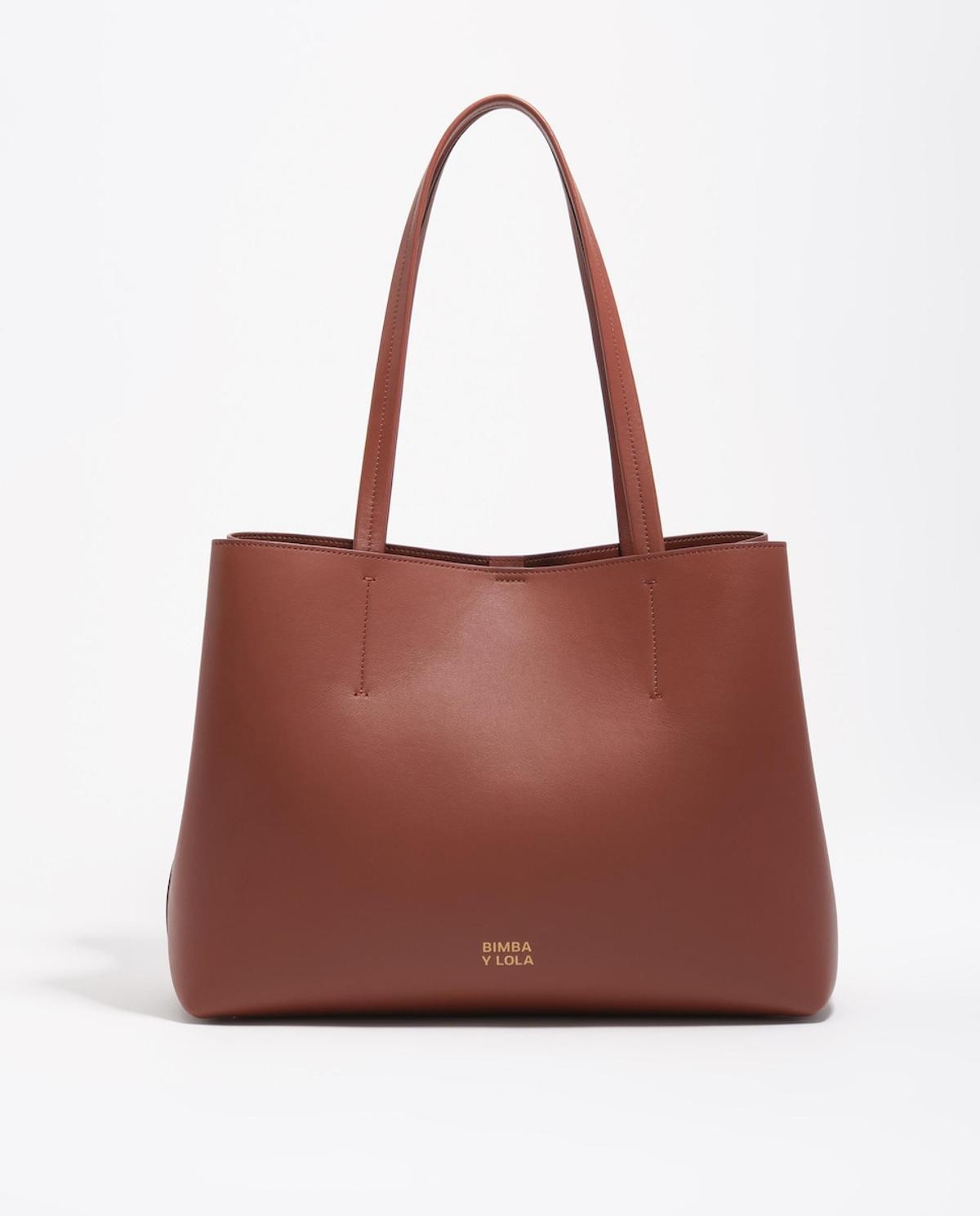 Sac cabas en cuir Tile