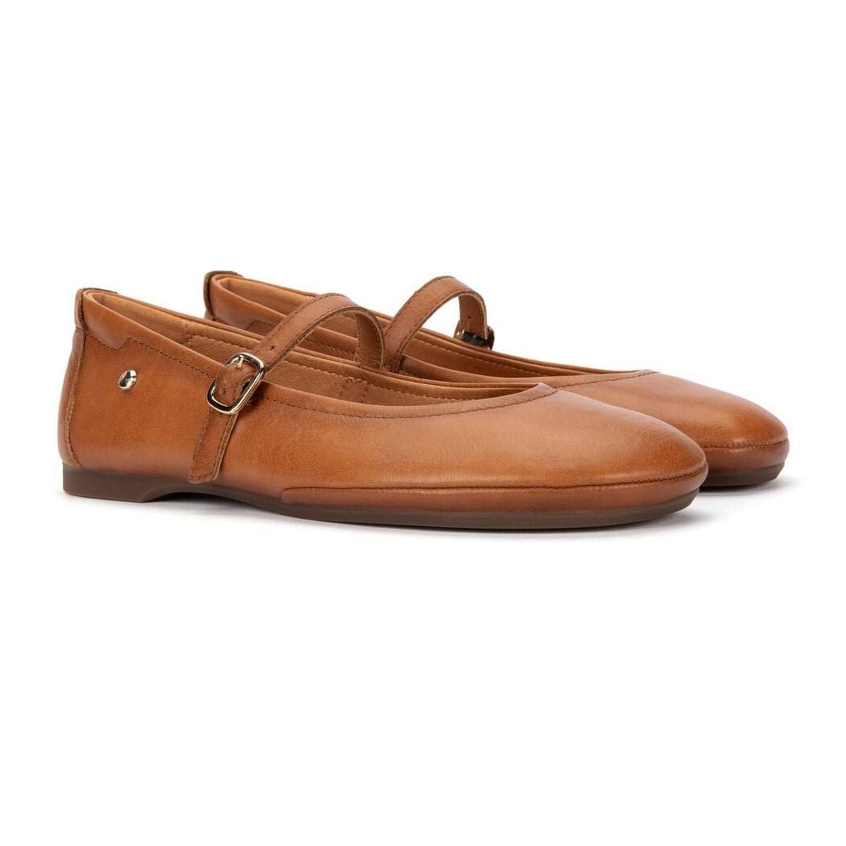 Ballerines camel