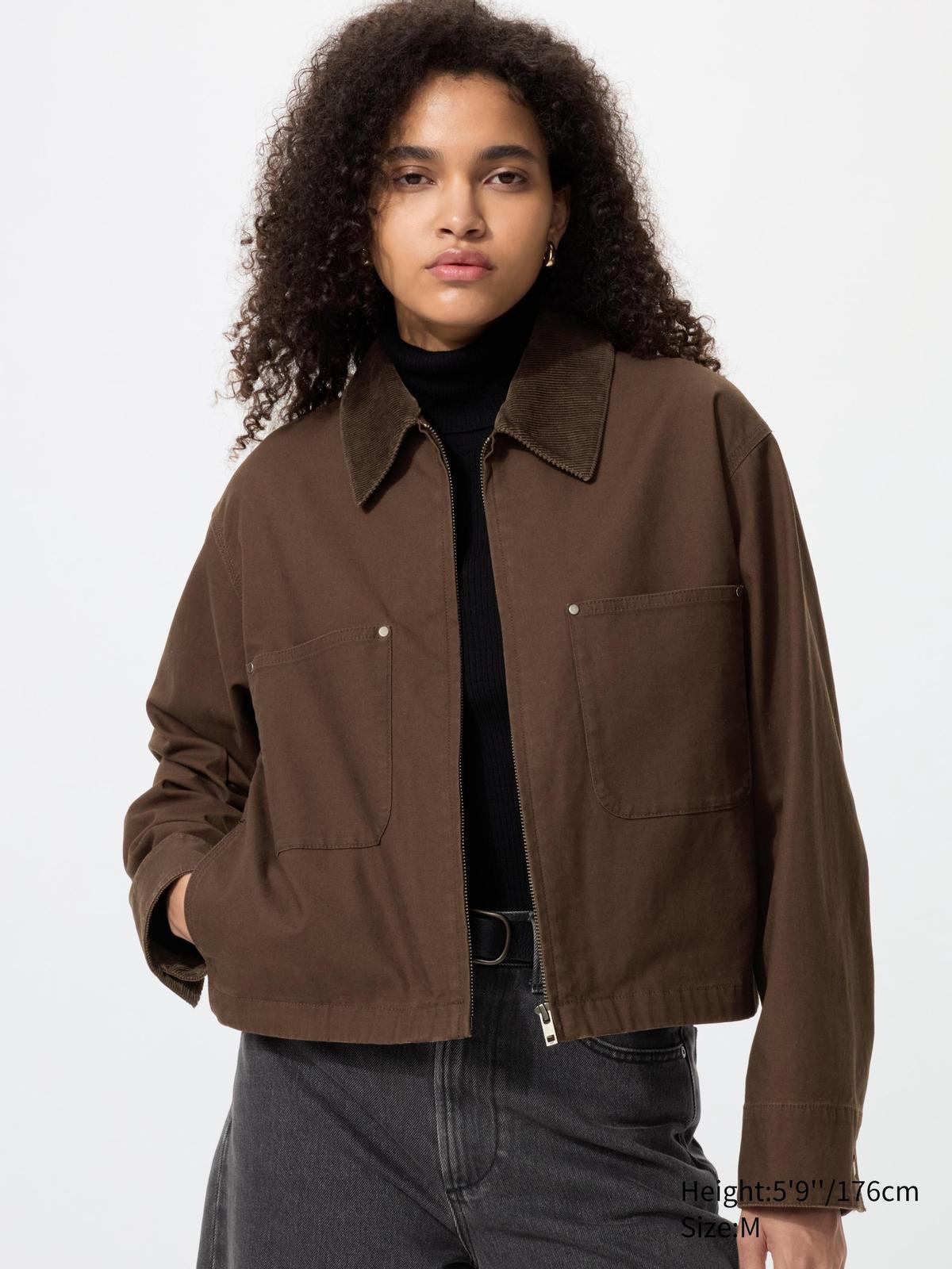Blouson aviateur marron