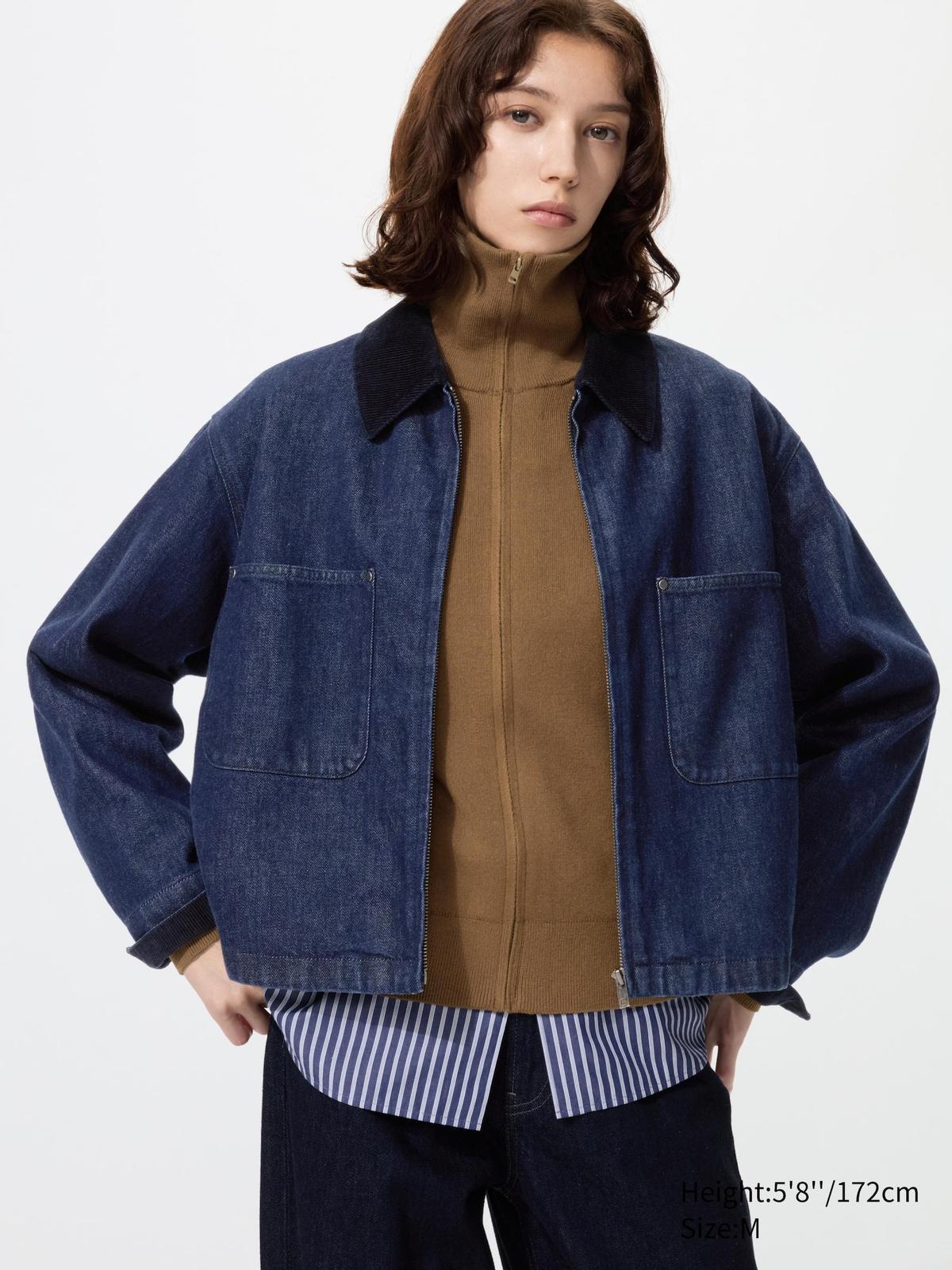 Veste courte en jean