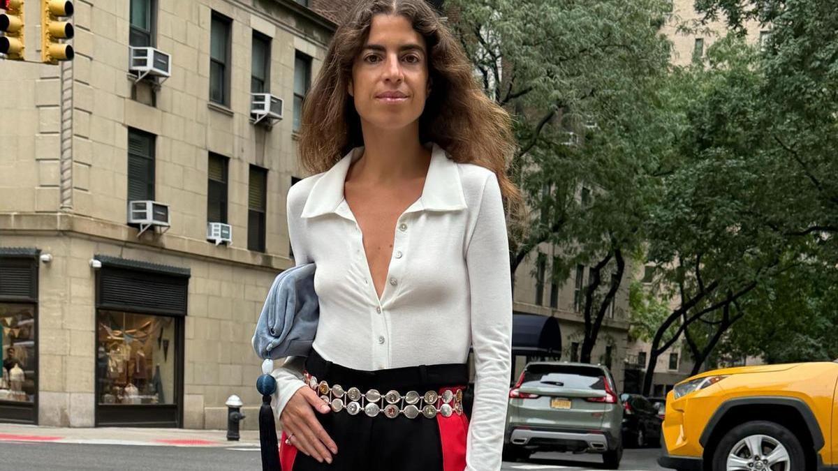 Look de street style de la influencer Leandra Medine
