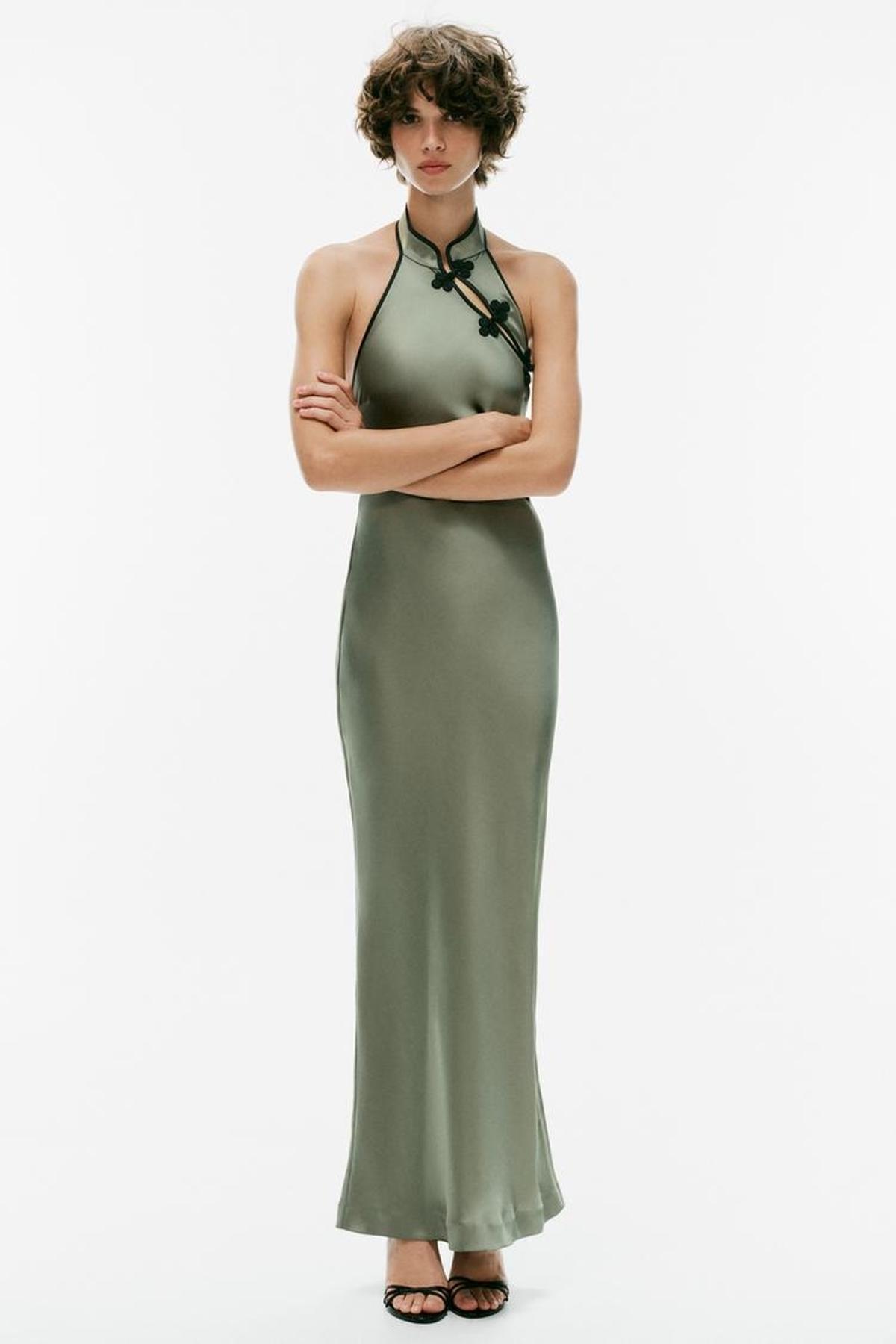 Robe midi en satin Alamares