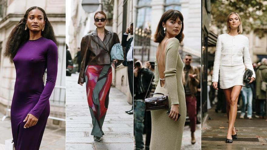 Du jour au soir : les looks de Nina Ricci conquièrent le street style parisien avec des jeans et de superbes robes