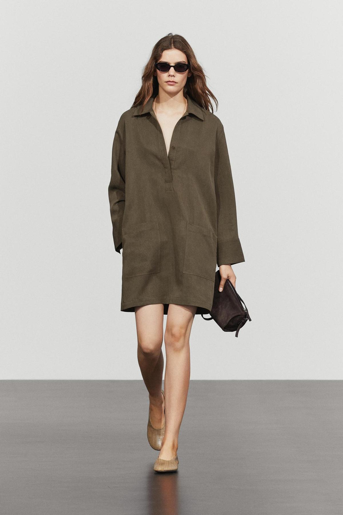 Robe chemise courte