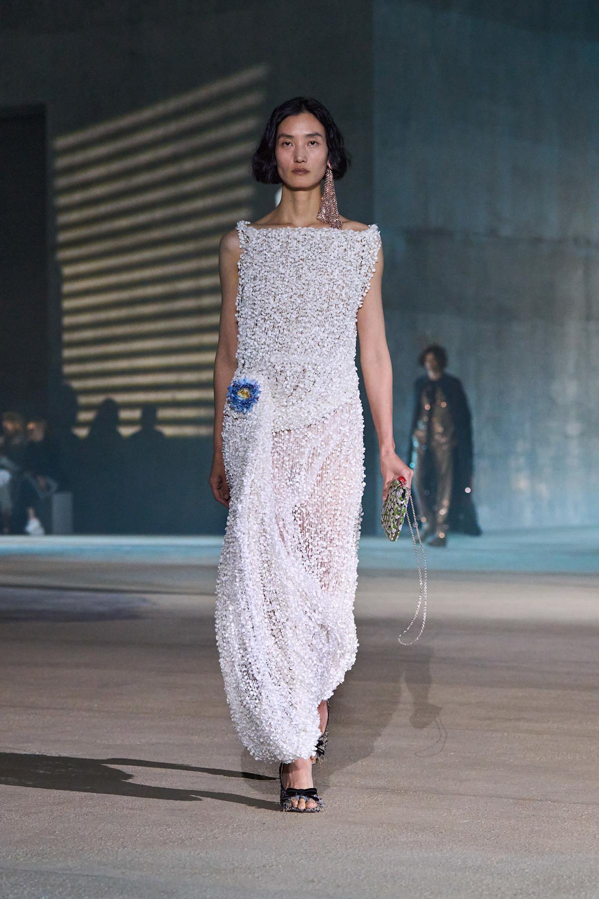 Robe vue au défilé Dior Croisière 2027