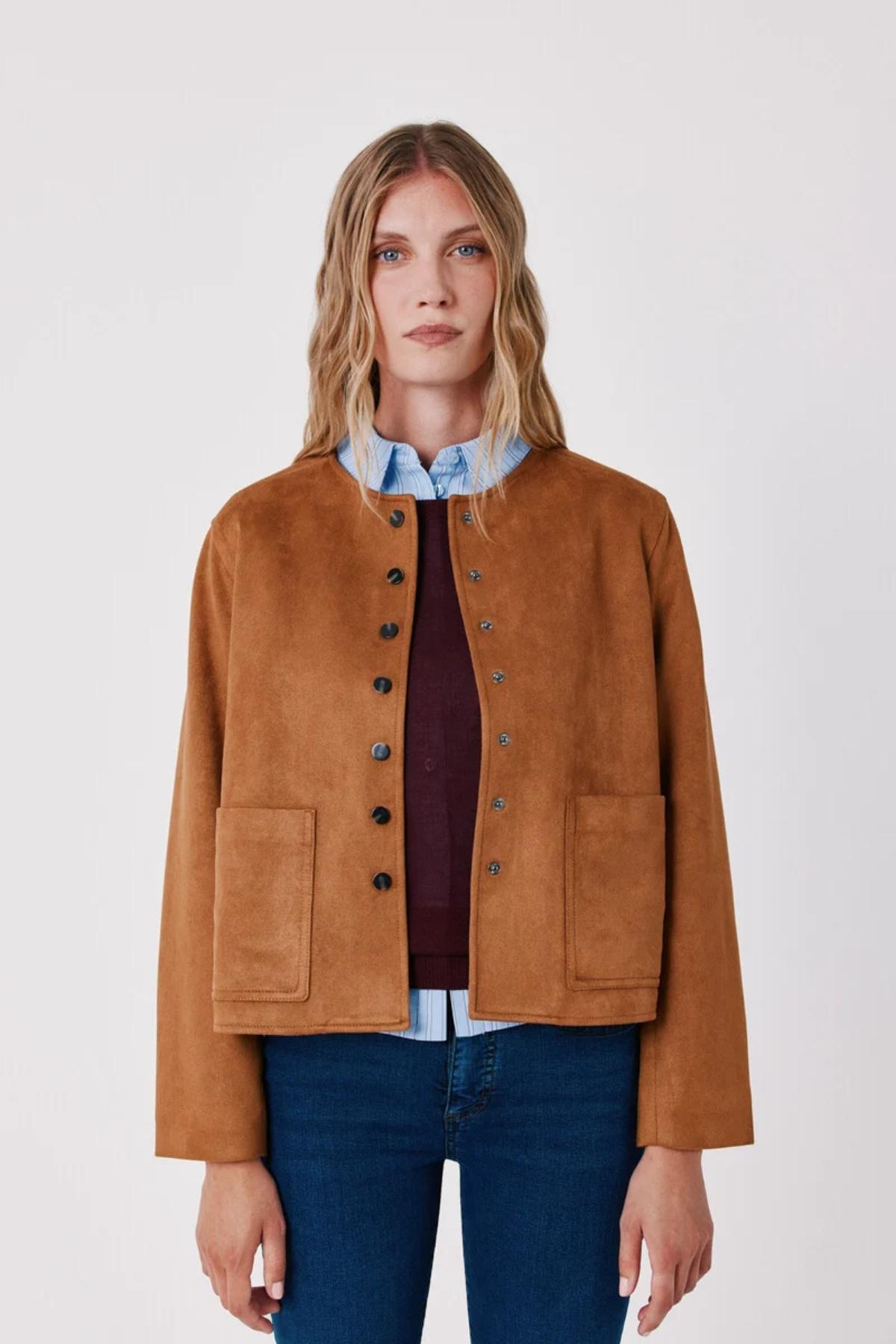 Veste effet suède Cortefiel