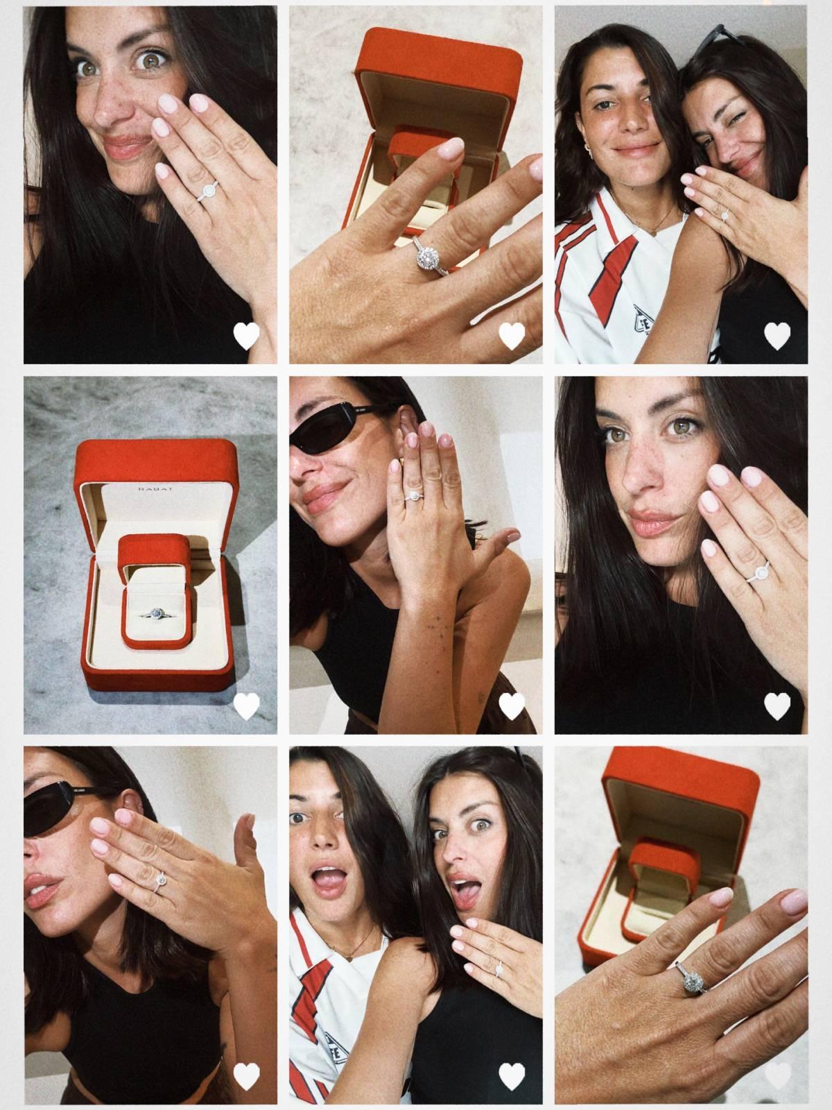 La bague de fiançailles de Dulceida