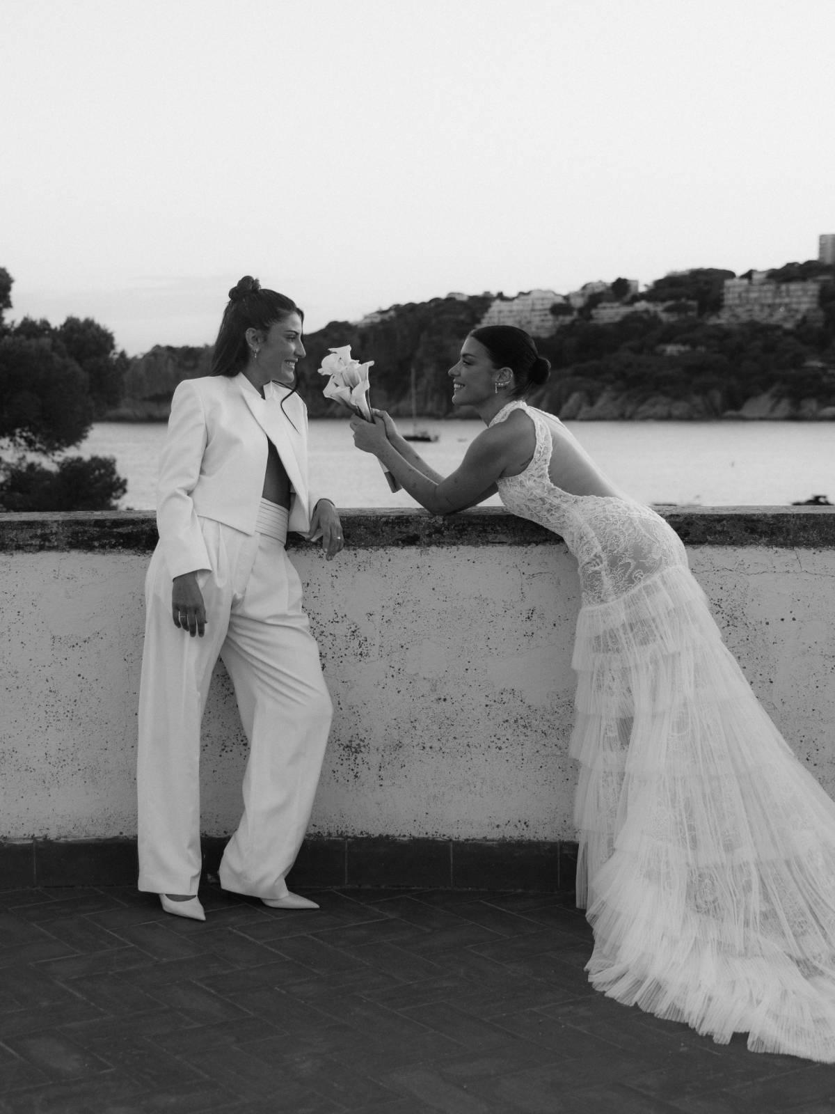 La robe de mariée de Dulceida et Alba Paul lors de leur deuxième mariage