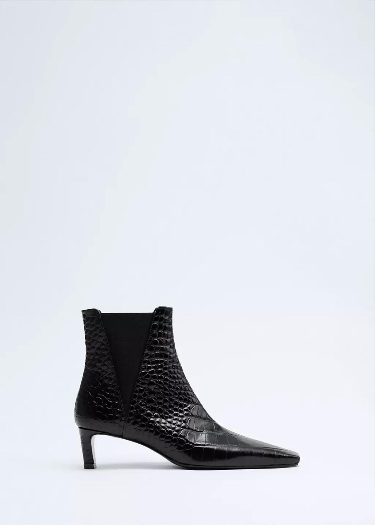 Bottines en cuir