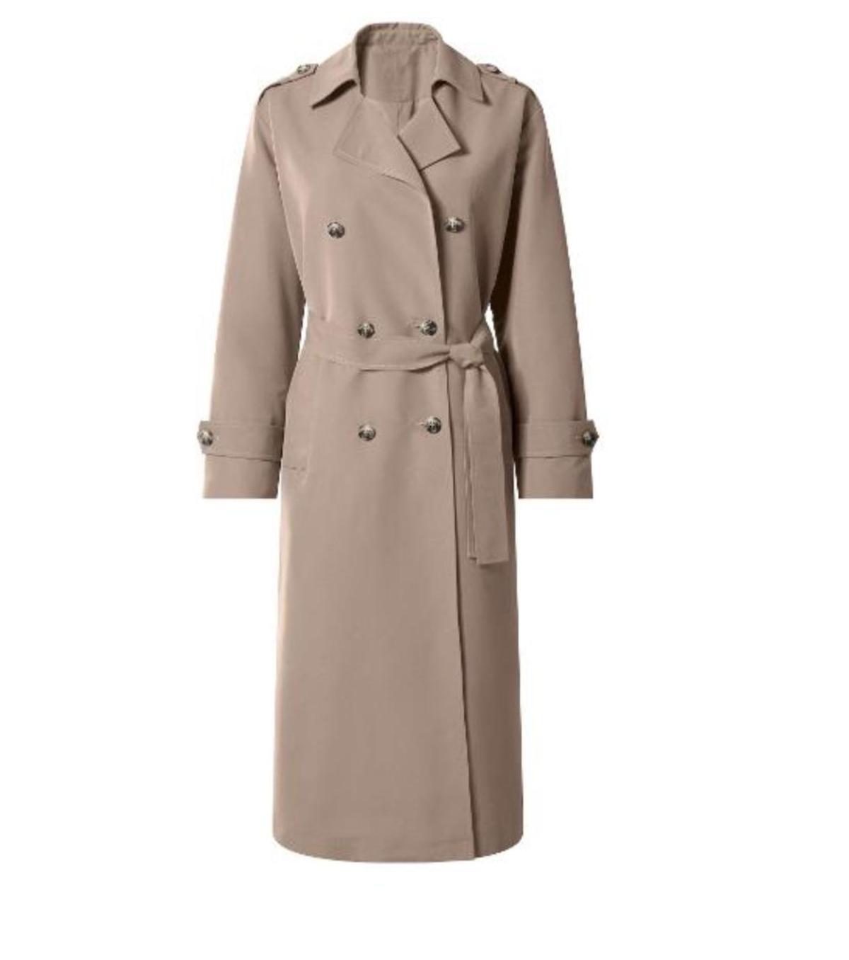 Trench long beige avec ceinture Lidl