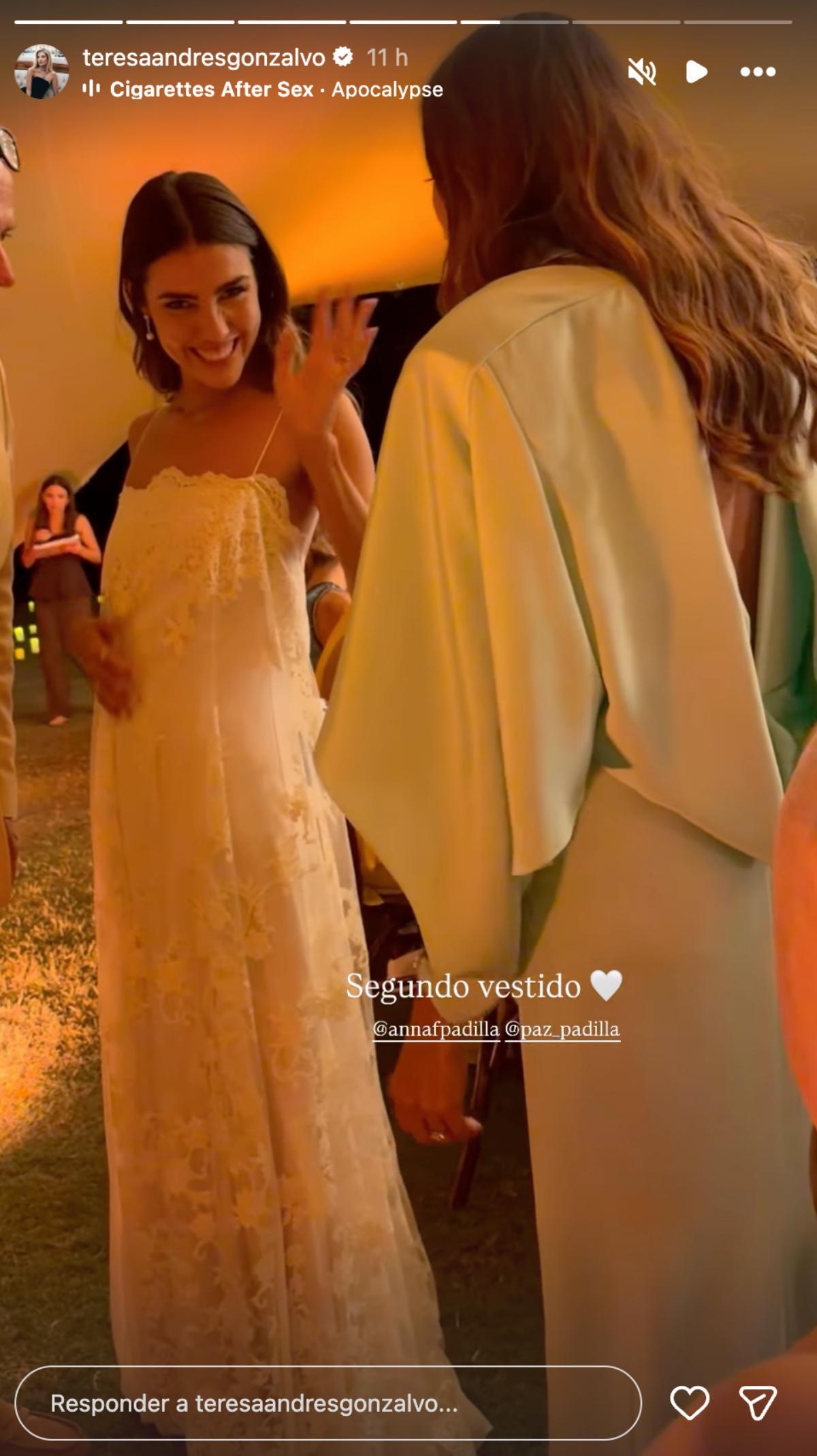 La deuxième robe de mariée d'Anna Padilla