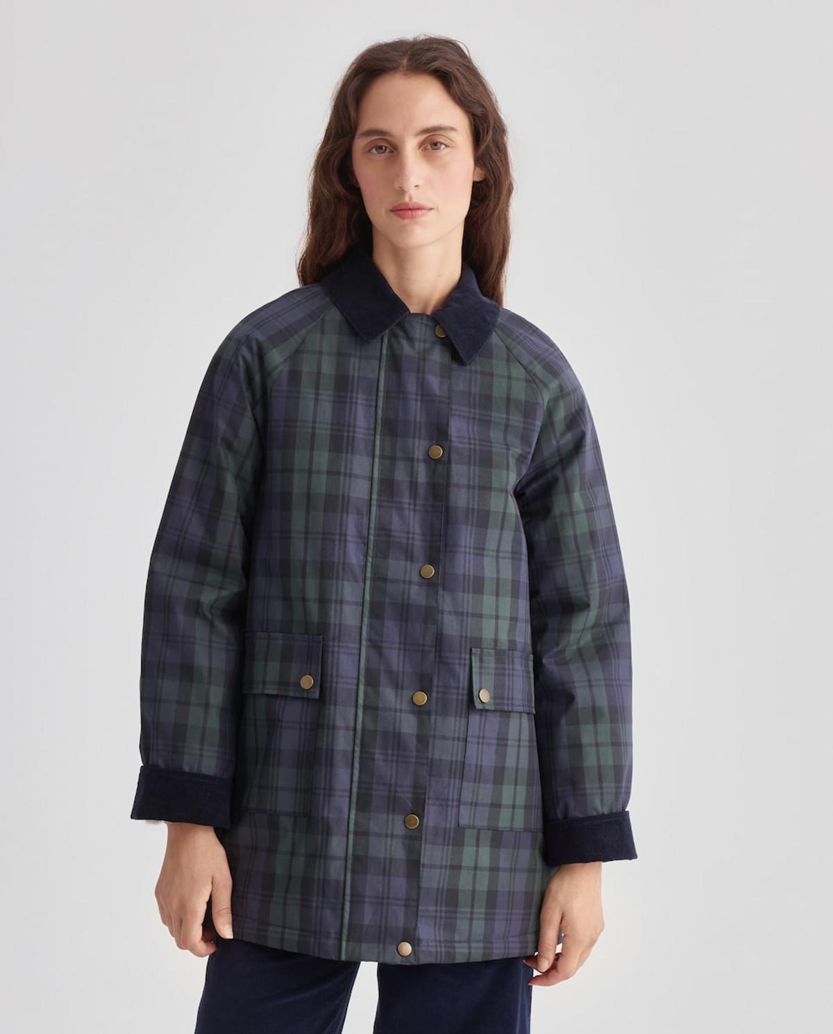 Veste à carreaux Barbour