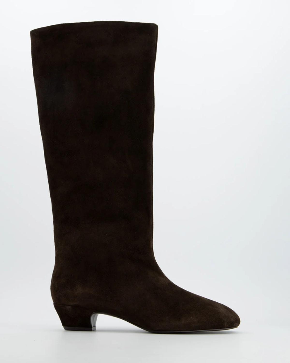 Botte haute en daim