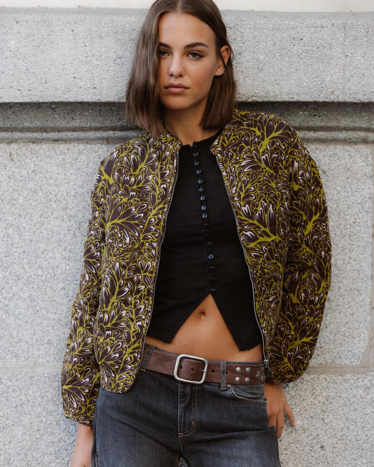 Blouson aviateur imprimé