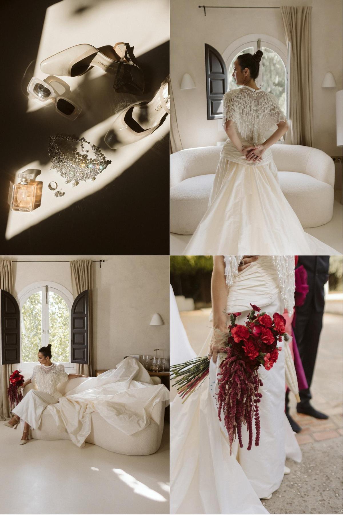 Le look nuptial d'Ana Torres