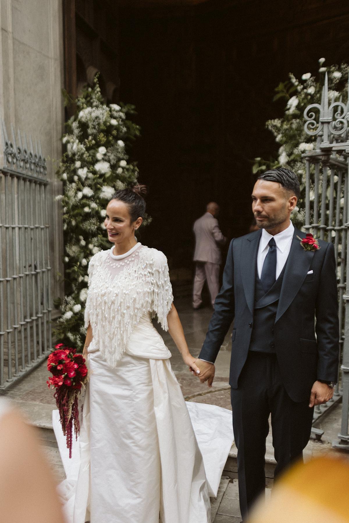 Ana Torres Lozano, la mariée espagnole idéale avec une robe vintage
