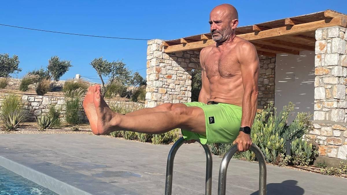 La rutina de brazos y abdominales de Antonio Lobato.