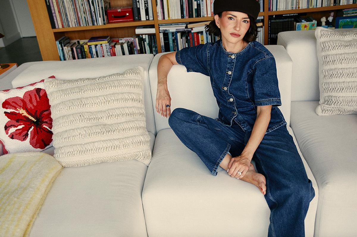 Ensemble en denim Primak sélectionné par Alexandra Pereira