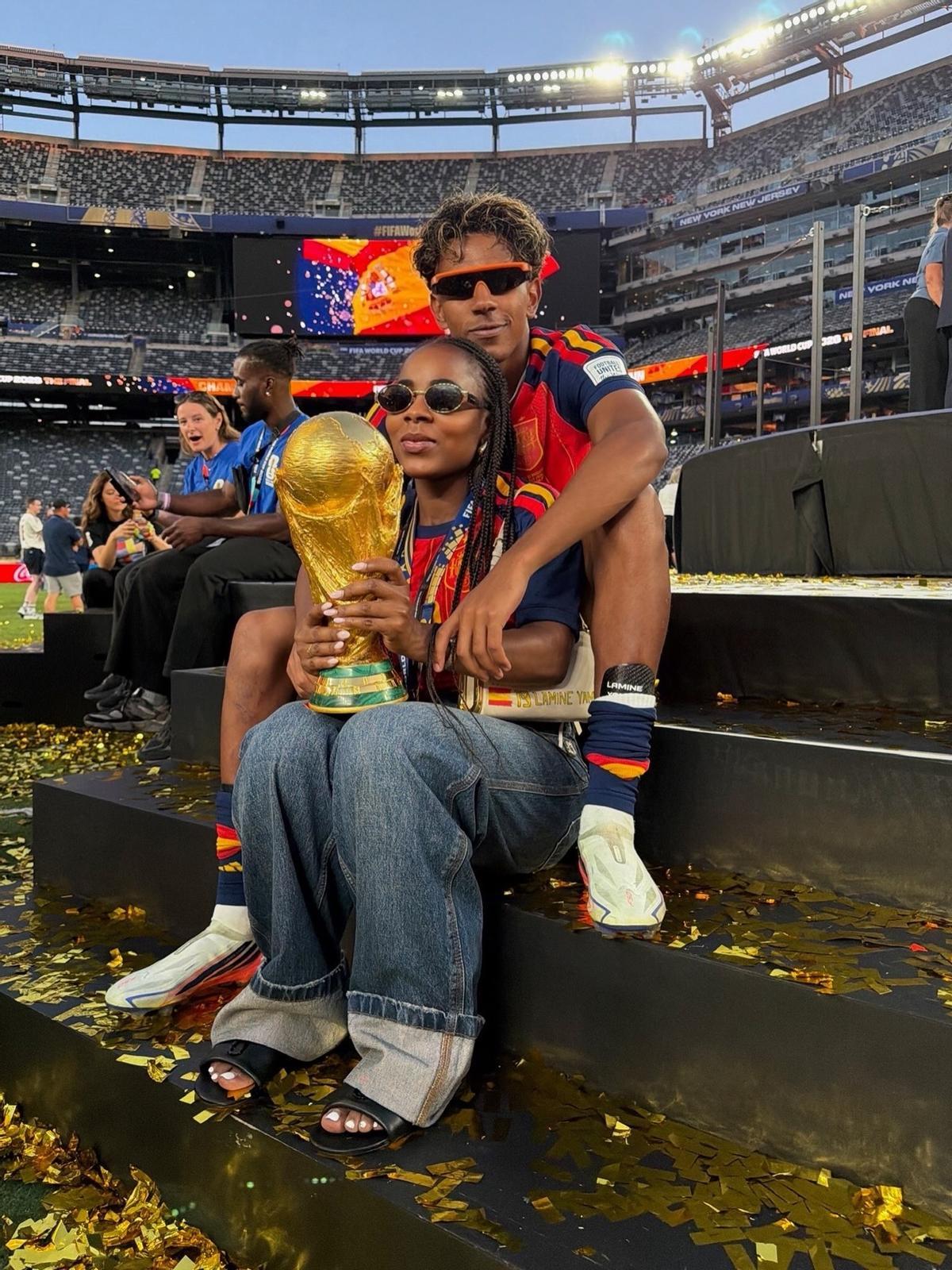 Sheila Ebana et Lamine Yamal