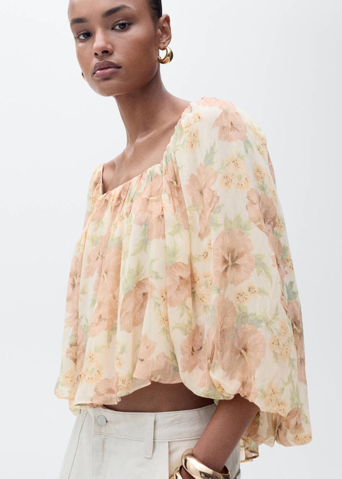 Blouse fleurie fluide