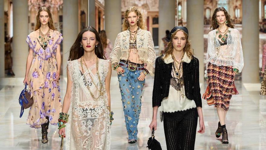 Dolce & Gabbana présente sa collection la plus audacieuse et féminine : 'Stravaganza Siciliana', dentelle et 'imprimé animal'