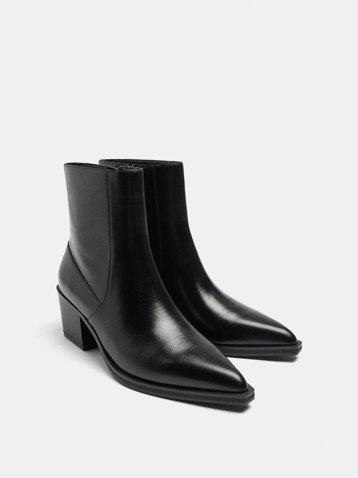 Bottines à talons noires