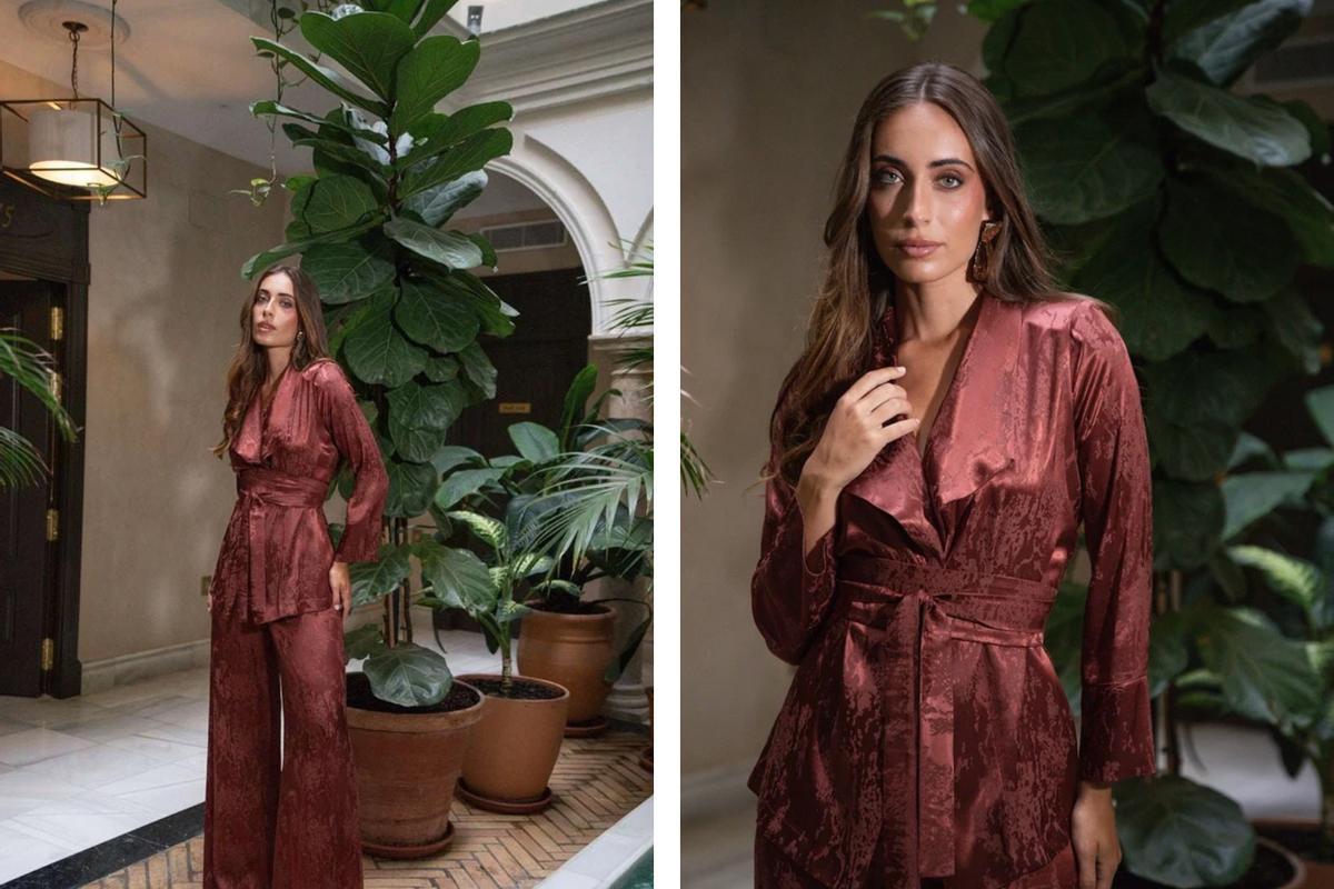 Ensemble invité avec pantalon