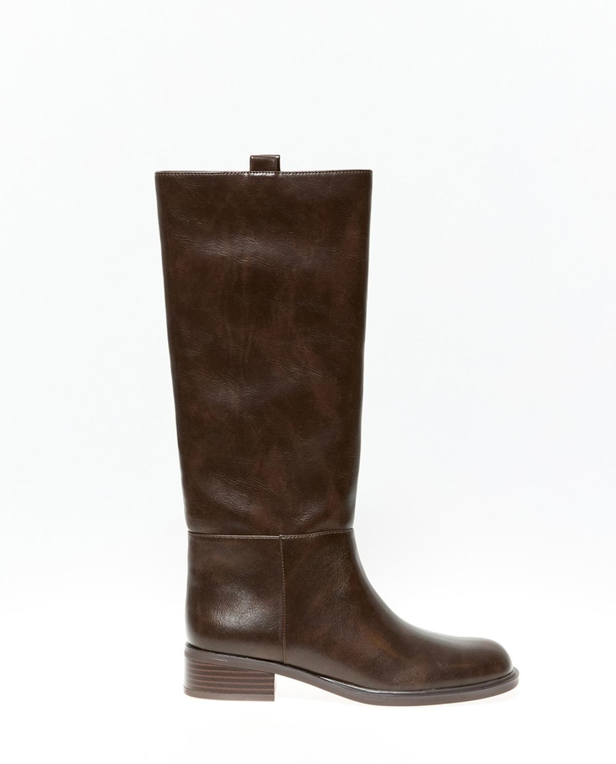 Bottes hautes marron