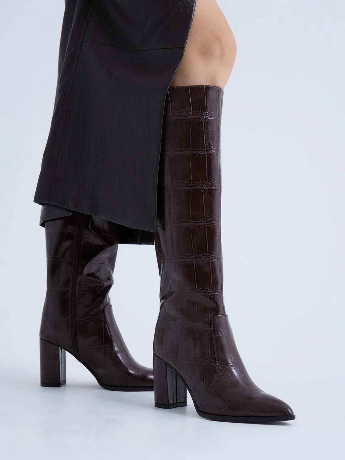 Bottes marron chocolat