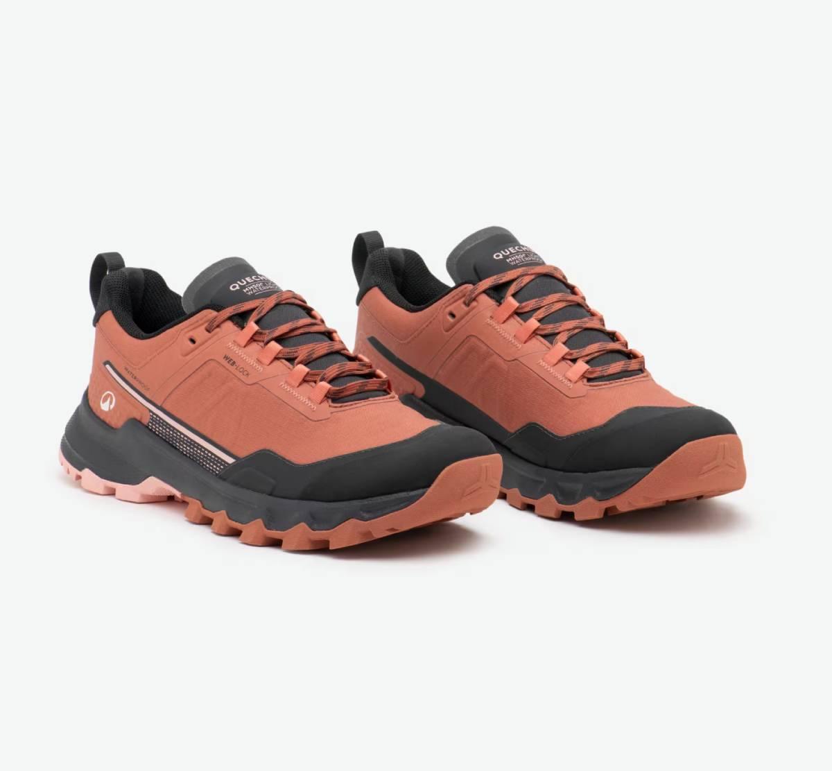 Chaussures de montagne Quechua couleur terre battue