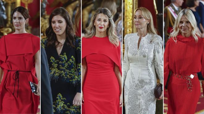 De Yolanda Díaz à Teresa Urquijo, Sofía Palazuelo ou Eugenia Martínez de Irujo : les meilleurs et les pires looks des invités lors de la cérémonie du baiser des mains du jour de Christophe Colomb