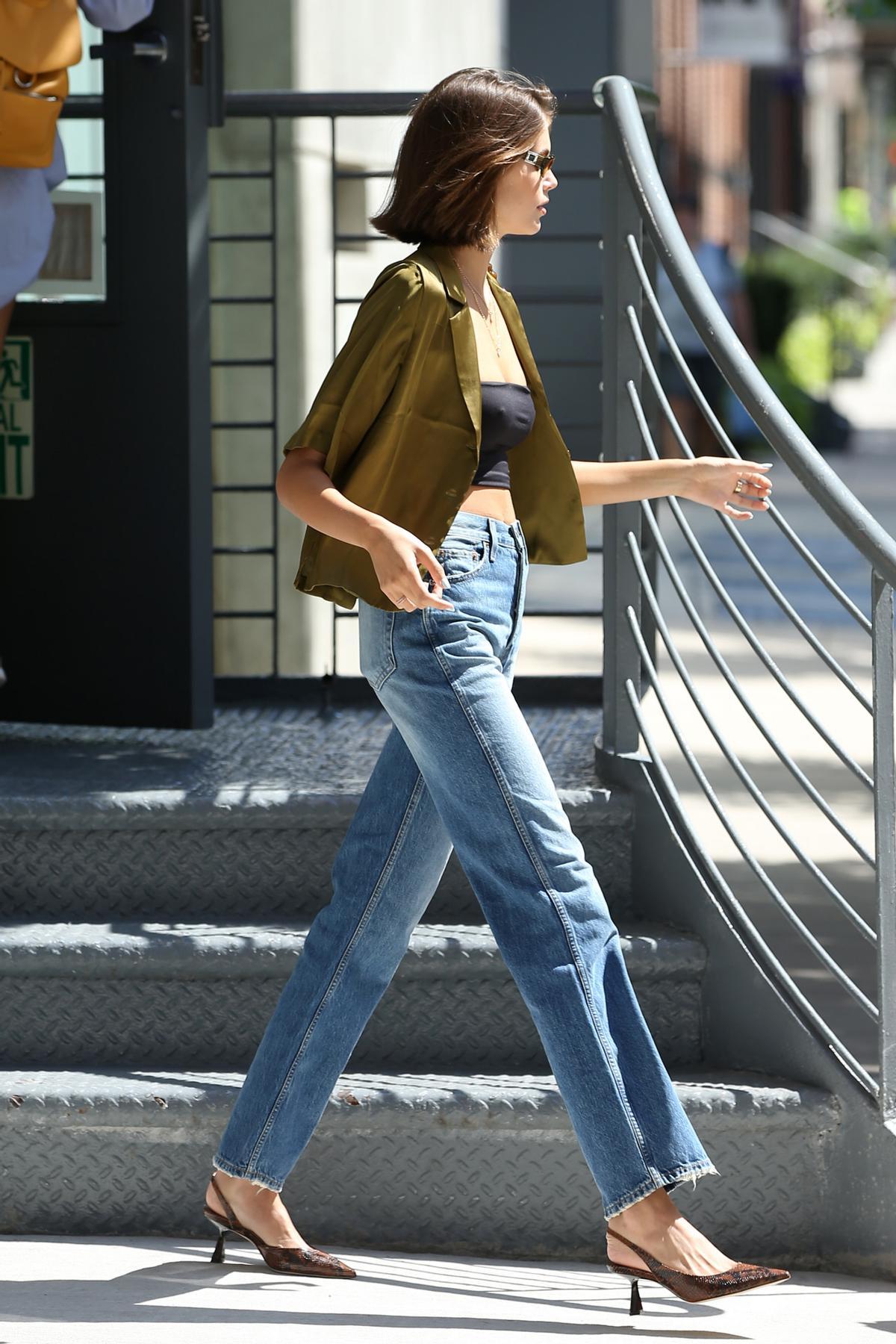 Jean à talons