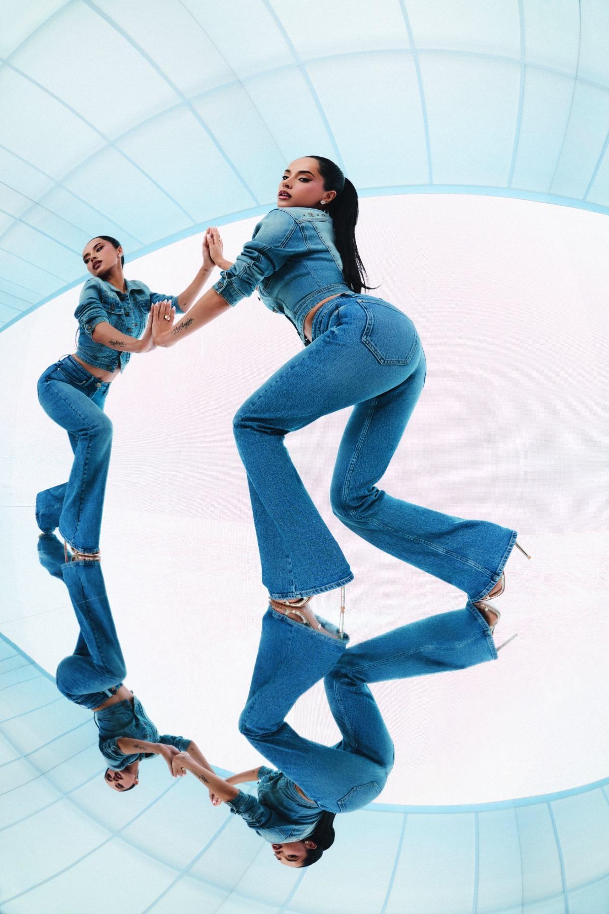 GUESS récupère l'une de ses silhouettes les plus emblématiques avec le nouveau B Jean, un design inspiré de deux milles qui met en vedette Becky G.