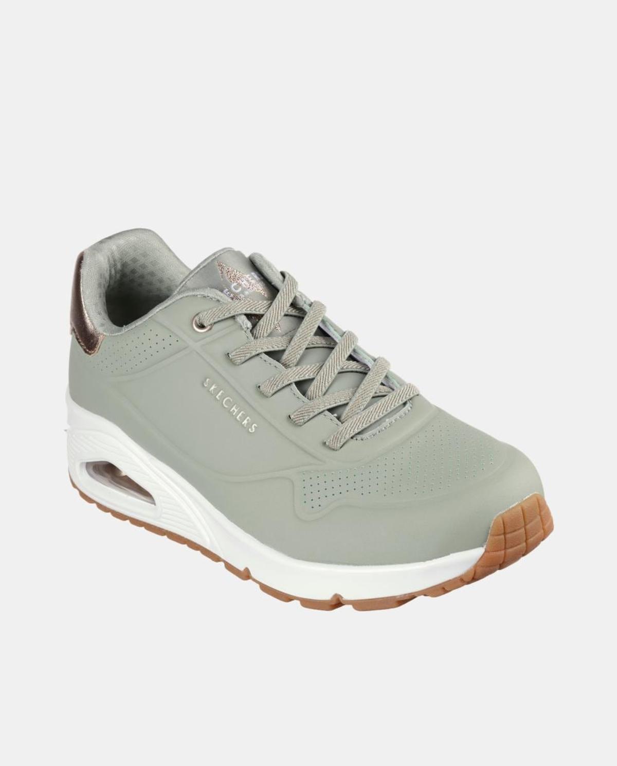 Baskets Skechers vert olive