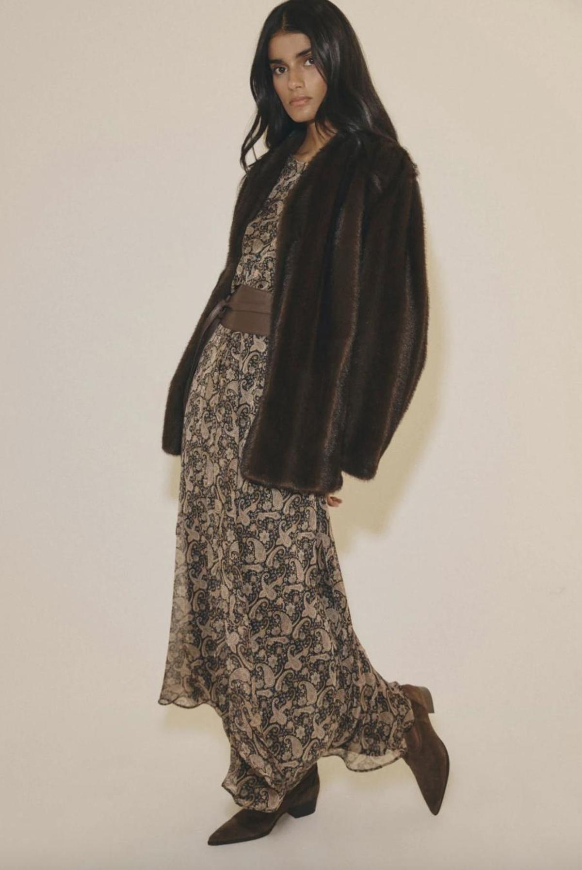 Robe longue imprimée bohème