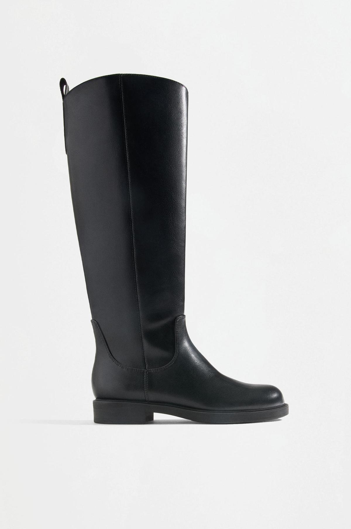Bottes équestres hautes noires