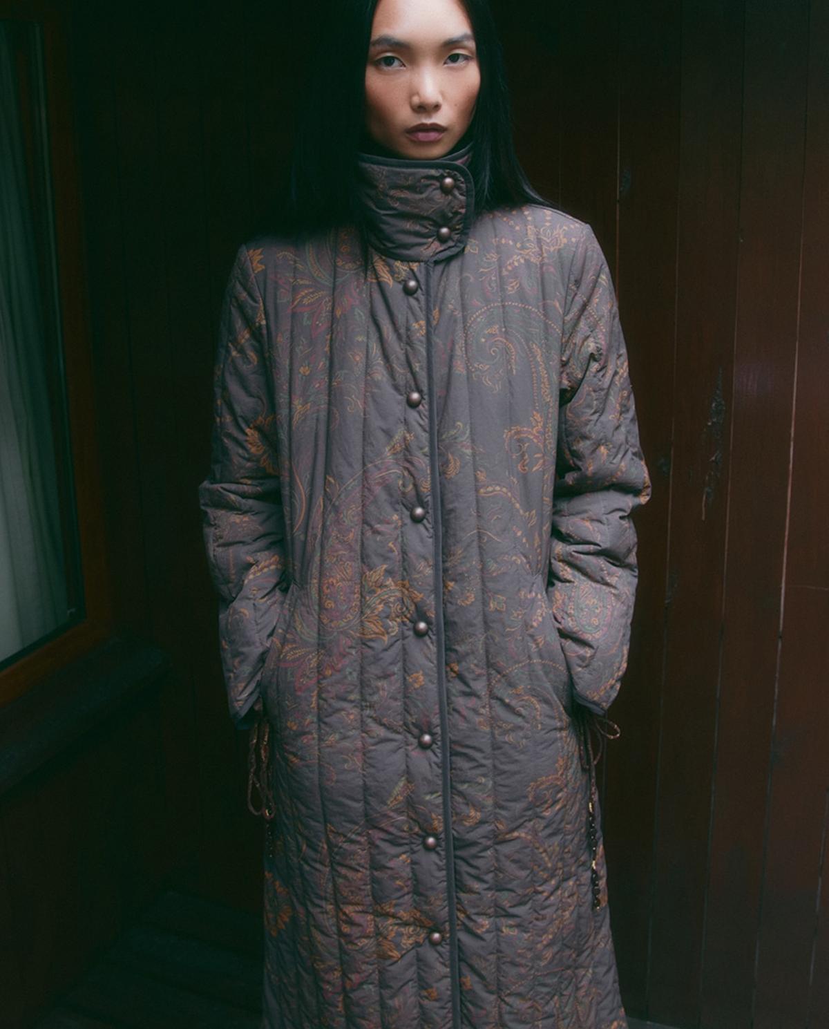 Parka matelassée imprimée