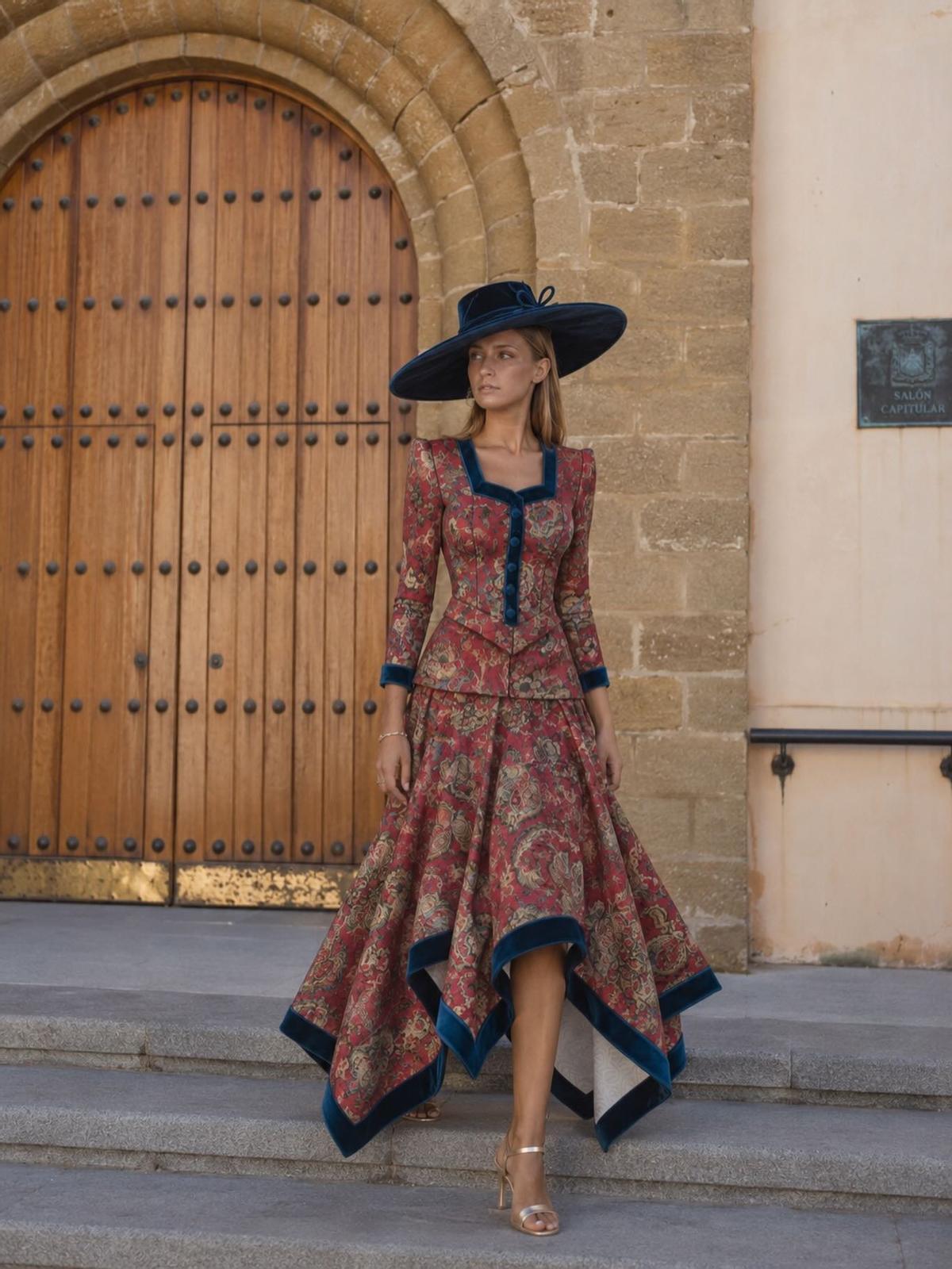 Ensemble invité veste et jupe